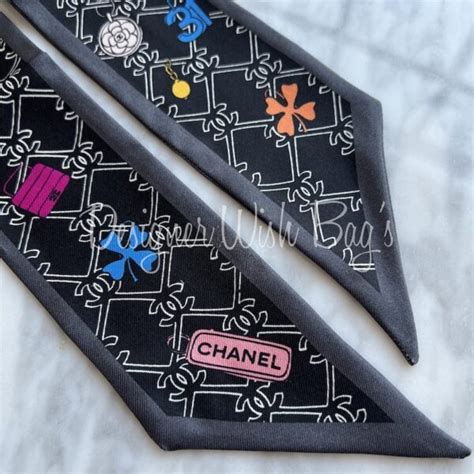 chanel bandana bag|chanel twilly scarf.